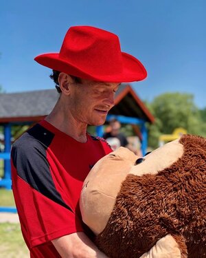 Friends come in all shapes, sizes and species! Apply for Shadow Lake Camp 2020 now at MyCommunityhub.ca  #ShadowLakeCentre #ItsBetterAtTheLake #SLC2020 #SummerFun #SummerCampIsForEveryone  #SummerCamp #CuriousGeorge #GeorgeTheMonkey #CampFriendsAreForever