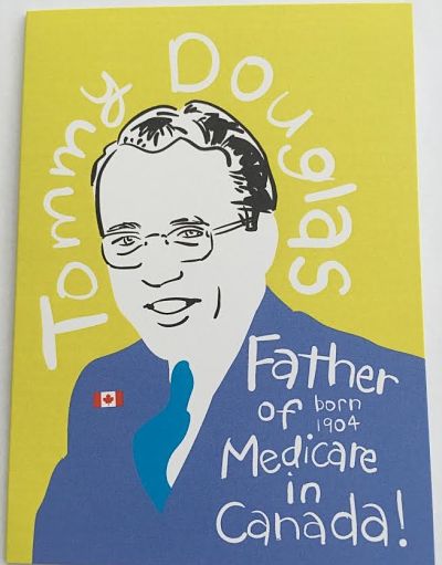 Tommy Douglas greeting card