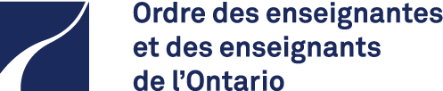 Mot symbole de l'Ordre des enseignantes et des enseignants de l'Ontario