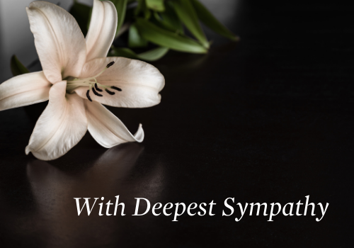 With Sympathy